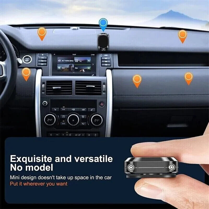Magnetic Phone Holder For Car, Dashboard Car Phone Holder Mount Magnetic Stainless Steel Car Phone Holder - Dashboard Mount, Water-resistant, Rotatable Magnetic Phone Holder For Car, Dashboard Car Phone Holder Mount Magnetic Stainless Steel Car Phone Holder - Dashboard Mount, Water-resistant, Rotatable