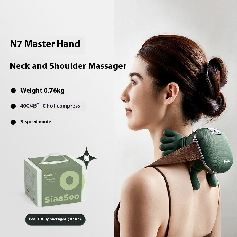 Electric Neck And Shoulder Muscle Massager Wireless Shoulder And Back Kneading Massage Shawl Neck Masajeador Relax Pain Relief Electric Neck And Shoulder Muscle Massager Wireless Shoulder And Back Kneading Massage Shawl Neck Masajeador Relax Pain Relief