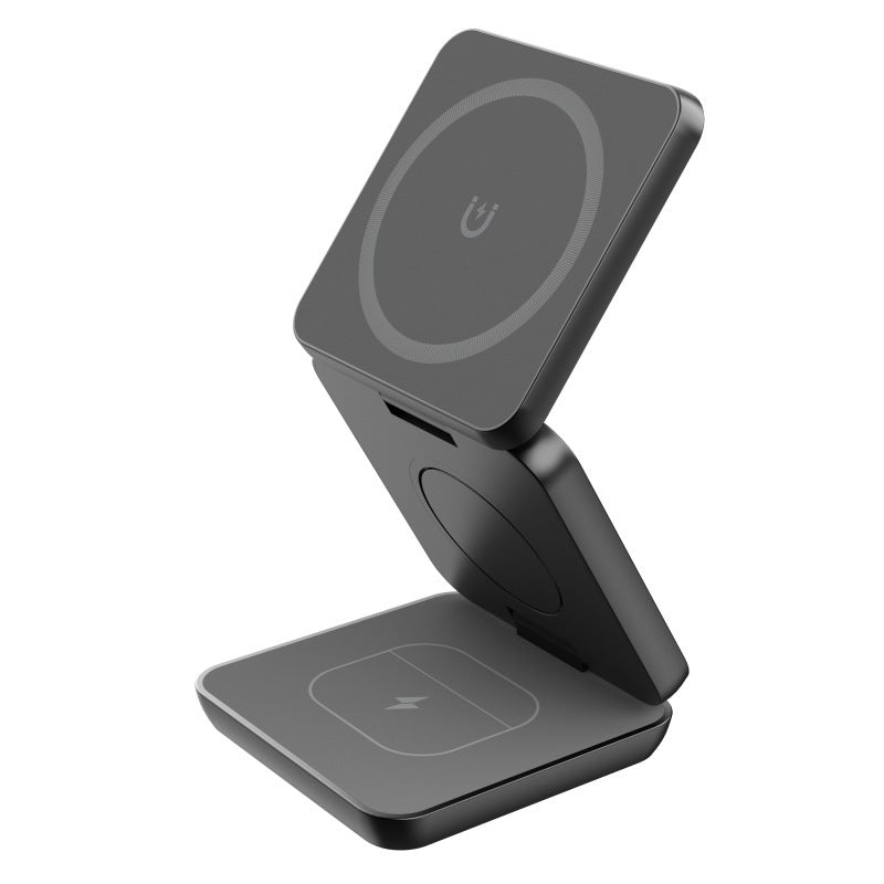 Magnetic Suction Wireless Charging And Folding Phone Holder Magnetic Suction Wireless Charging And Folding Phone Holder