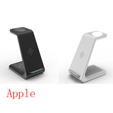 3 In 1 Fast Charging Station Wireless Charger Stand Wireless Quick Charge Dock For Phone Holder 3 In 1 Fast Charging Station Wireless Charger Stand Wireless Quick Charge Dock For Phone Holder