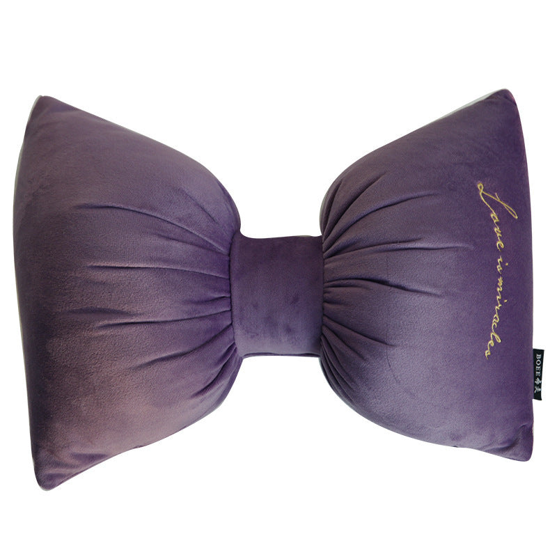Velvet car headrest pillow Velvet car headrest pillow
