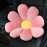 Plush headrest creative flowers car Plush headrest creative flowers car