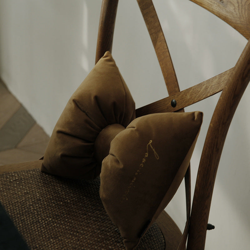 Velvet car headrest pillow Velvet car headrest pillow