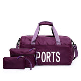 Nylon Independent Three Piece Sports Bag Nylon Independent Three Piece Sports Bag