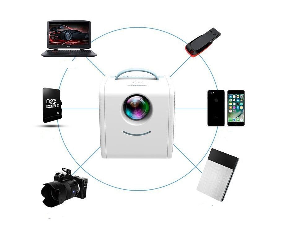 Home children projector portable LED support HD 1080P projector Home children projector portable LED support HD 1080P projector