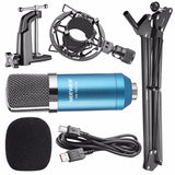 Neewer NW-7000 USB Professional Studio Condenser Microphone and NW-35 Adjustable Suspension Scissor Arm Stand with Shock Mount and Table Mounting Clamp Kit Perfect for Broadcasting and Sound Recording Neewer NW-7000 USB Professional Studio Condenser Microphone and NW-35 Adjustable Suspension Scissor Arm Stand with Shock Mount and Table Mounting Clamp Kit Perfect for Broadcasting and Sound Recording
