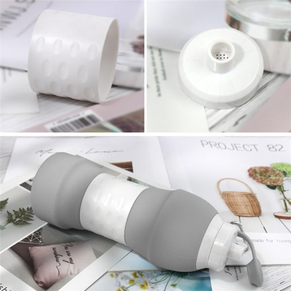 Silicone folding water bottle Silicone folding water bottle