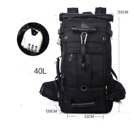 New double shoulder bag Oxford cloth bags male outdoor backpack large capacity baggage bag multifunction hiking bag New double shoulder bag Oxford cloth bags male outdoor backpack large capacity baggage bag multifunction hiking bag