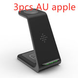 3 In 1 Fast Charging Station Wireless Charger Stand Wireless Quick Charge Dock For Phone Holder 3 In 1 Fast Charging Station Wireless Charger Stand Wireless Quick Charge Dock For Phone Holder