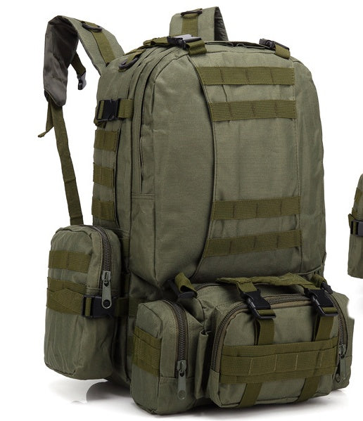 Men's Travel Backpack Oxford Cloth Outdoors Backpack Army Camouflage Tactics Double Shoulder Bag Mountaineering Large Combination Backpack Men's Travel Backpack Oxford Cloth Outdoors Backpack Army Camouflage Tactics Double Shoulder Bag Mountaineering Large Combination Backpack