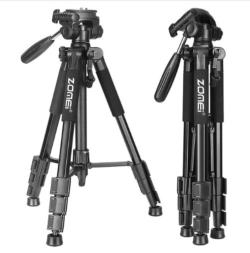 Compatible with Apple, New Zomei Tripod Z666 Professional Portable Travel Aluminum Camera Tripod Accessories Stand with Pan Head for  Digital SLR Camera Compatible with Apple, New Zomei Tripod Z666 Professional Portable Travel Aluminum Camera Tripod Accessories Stand with Pan Head for  Digital SLR Camera