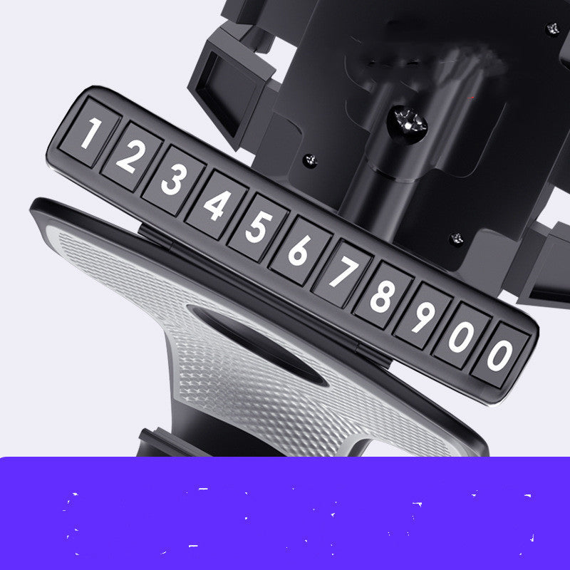New Car Phone Holder Rotary Adiustable Navigation Car Phone Stand Multi-Function With Parking Card Automotive Goods New Car Phone Holder Rotary Adiustable Navigation Car Phone Stand Multi-Function With Parking Card Automotive Goods