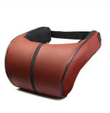 Leather Car Headrest Car Pillow Leather Car Headrest Car Pillow