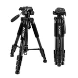 Compatible with Apple, New Zomei Tripod Z666 Professional Portable Travel Aluminum Camera Tripod Accessories Stand with Pan Head for  Digital SLR Camera Compatible with Apple, New Zomei Tripod Z666 Professional Portable Travel Aluminum Camera Tripod Accessories Stand with Pan Head for  Digital SLR Camera