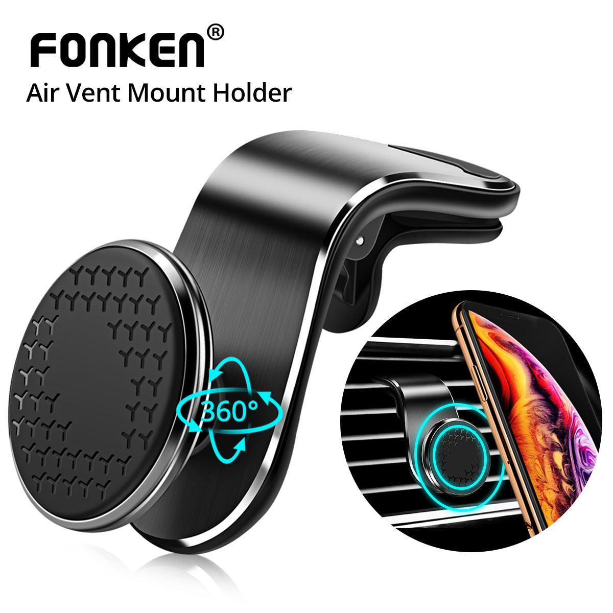 Magnetic Car Phone Holder Air Vent Magnet Mount Smartphone Phone Holder Car Rotation Bracket Magnetic Car Phone Holder Air Vent Magnet Mount Smartphone Phone Holder Car Rotation Bracket