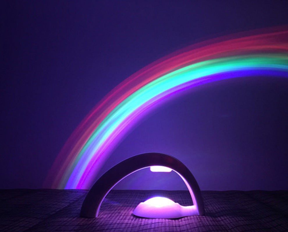 Novelty LED Romantic Sky Rainbow Colorful Projection Night Light Novelty LED Romantic Sky Rainbow Colorful Projection Night Light