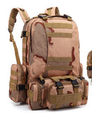 Men's Travel Backpack Oxford Cloth Outdoors Backpack Army Camouflage Tactics Double Shoulder Bag Mountaineering Large Combination Backpack Men's Travel Backpack Oxford Cloth Outdoors Backpack Army Camouflage Tactics Double Shoulder Bag Mountaineering Large Combination Backpack