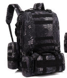 Men's Travel Backpack Oxford Cloth Outdoors Backpack Army Camouflage Tactics Double Shoulder Bag Mountaineering Large Combination Backpack Men's Travel Backpack Oxford Cloth Outdoors Backpack Army Camouflage Tactics Double Shoulder Bag Mountaineering Large Combination Backpack