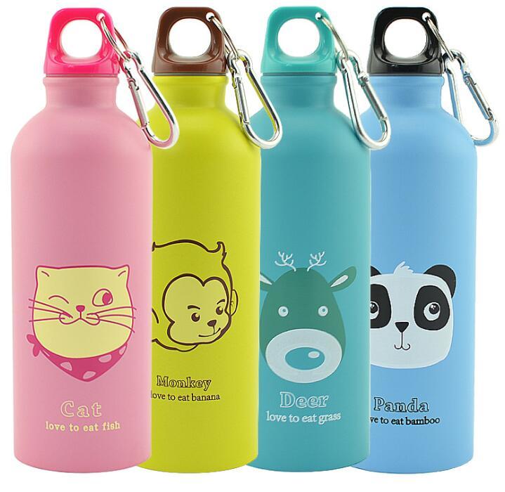 500ml Cartoon Animals Water Bottle Portable Sports Bottle 500ml Cartoon Animals Water Bottle Portable Sports Bottle