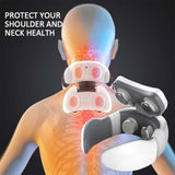 Smart Electric Pulse Back and Neck Massage 4 Heads Pain Relief Tool Health Care Relaxation Cervical Vertebra Physiotherapy Smart Electric Pulse Back and Neck Massage 4 Heads Pain Relief Tool Health Care Relaxation Cervical Vertebra Physiotherapy