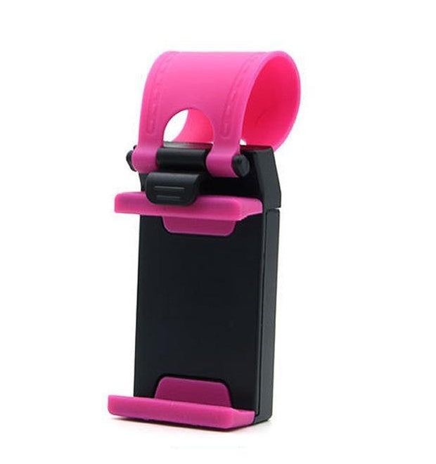 Car Steering Wheel Phone Clip Mount Holder Universal Bike Auto Camera GPS Stand Bracket For Phone Car Steering Wheel Phone Clip Mount Holder Universal Bike Auto Camera GPS Stand Bracket For Phone