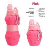 Silicone Folding Water Retractable Sports Bottle Silicone Folding Water Retractable Sports Bottle