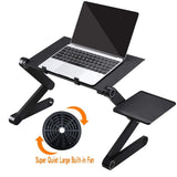 Laptop-Table-Stand Desk Mouse-Pad Notebook Folding Ergonomic-Design Adjustable with Laptop-Table-Stand Desk Mouse-Pad Notebook Folding Ergonomic-Design Adjustable with
