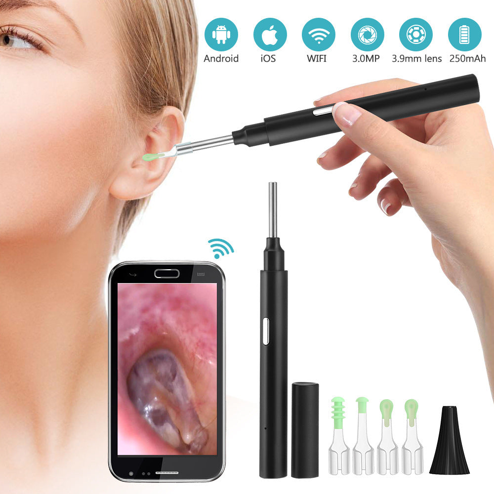 Visual Otoscope HD Ear Pick Picking Endoscope Earwax Cleaning Intelligent Earpick Visual Otoscope HD Ear Pick Picking Endoscope Earwax Cleaning Intelligent Earpick