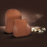 Headrest in car seat cushion Headrest in car seat cushion