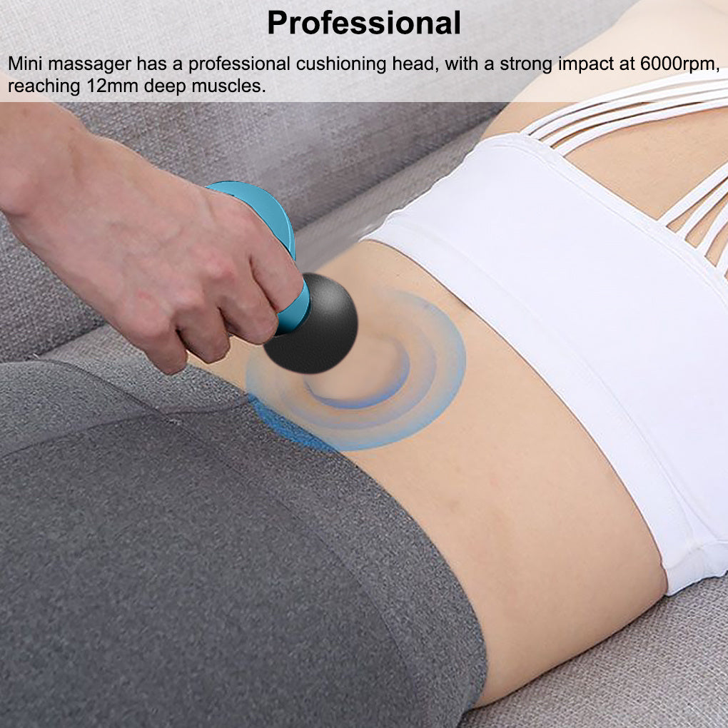 Muscle Massage Mini Pocket Electric Fascia Massage Back Neck Massager Gun For Body Deep Relief Pain Slimming Fascial Tool Muscle Massage Mini Pocket Electric Fascia Massage Back Neck Massager Gun For Body Deep Relief Pain Slimming Fascial Tool