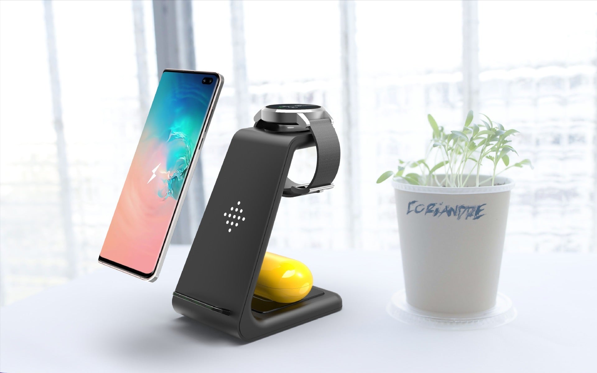 3 In 1 Fast Charging Station Wireless Charger Stand Wireless Quick Charge Dock For Phone Holder 3 In 1 Fast Charging Station Wireless Charger Stand Wireless Quick Charge Dock For Phone Holder