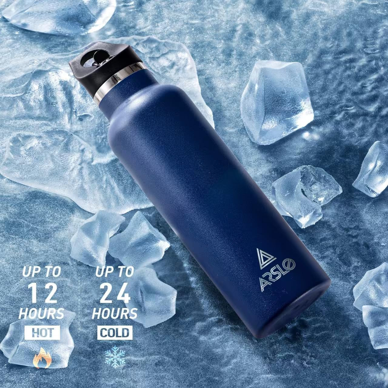 Stainless Steel Double Wall Water Bottles, Vacuum Insulated Bottle with Straw Lid, Insulated Water Bottle Keeps Water Cold for 24 Hours, Hot for 12 Hours, Hiking, Sports Stainless Steel Double Wall Water Bottles, Vacuum Insulated Bottle with Straw Lid, Insulated Water Bottle Keeps Water Cold for 24 Hours, Hot for 12 Hours, Hiking, Sports