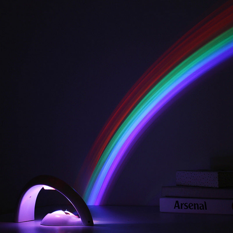 Novelty LED Romantic Sky Rainbow Colorful Projection Night Light Novelty LED Romantic Sky Rainbow Colorful Projection Night Light