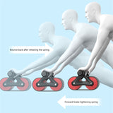 Double Wheel Abdominal Exerciser Women Men Automatic Rebound Ab Wheel Roller Waist Trainer Gym Sports Home Exercise Devices Double Wheel Abdominal Exerciser Women Men Automatic Rebound Ab Wheel Roller Waist Trainer Gym Sports Home Exercise Devices