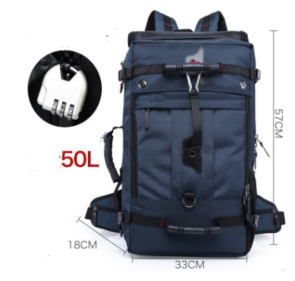 New double shoulder bag Oxford cloth bags male outdoor backpack large capacity baggage bag multifunction hiking bag New double shoulder bag Oxford cloth bags male outdoor backpack large capacity baggage bag multifunction hiking bag