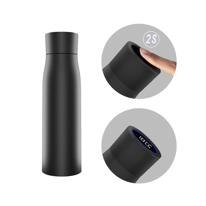 Thermal Water Bottle, Smart Temperature Display Insulated Cup, Stainless Steel Water Cup Tumbler Bottle Thermal Water Bottle, Smart Temperature Display Insulated Cup, Stainless Steel Water Cup Tumbler Bottle
