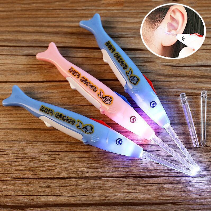 Cartoon Fish-shaped Luminous Ear Pick Detachable Cartoon Fish-shaped Luminous Ear Pick Detachable
