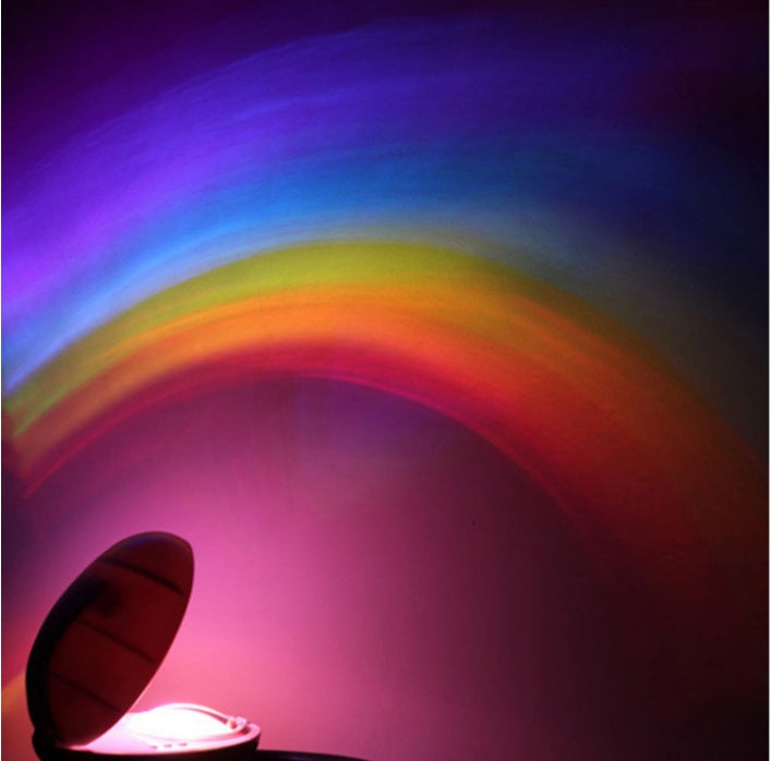Novelty LED Romantic Sky Rainbow Colorful Projection Night Light Novelty LED Romantic Sky Rainbow Colorful Projection Night Light