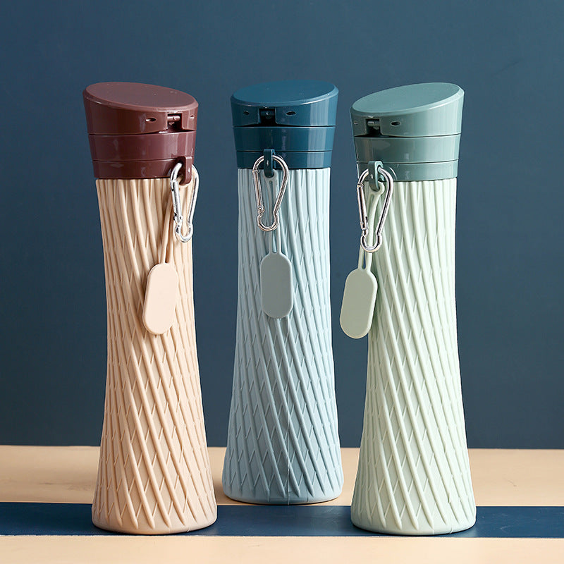 Portable Water Bottle Silicone Folded Water Cup Creative Shape SportsWater Cup Office Car Outdoor Cute Water Bottle Cup Portable Water Bottle Silicone Folded Water Cup Creative Shape SportsWater Cup Office Car Outdoor Cute Water Bottle Cup