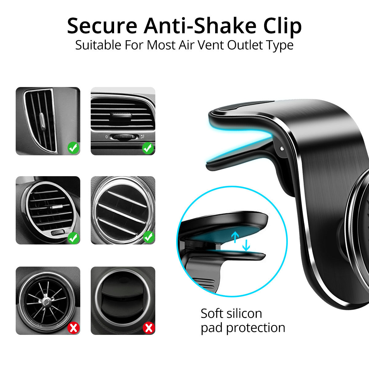 Magnetic Car Phone Holder Air Vent Magnet Mount Smartphone Phone Holder Car Rotation Bracket Magnetic Car Phone Holder Air Vent Magnet Mount Smartphone Phone Holder Car Rotation Bracket