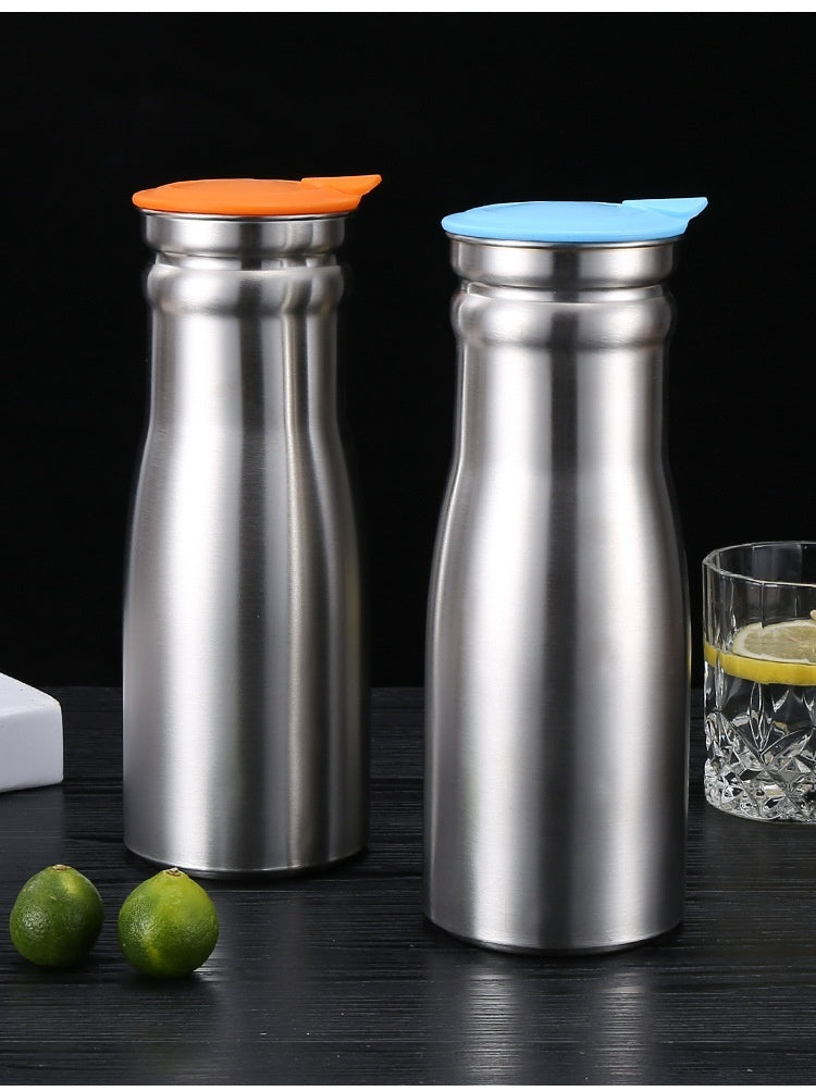 Stainless Steel Cold Water Bottle Single Layer Water Pitcher Stainless Steel Cold Water Bottle Single Layer Water Pitcher