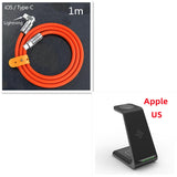 3 In 1 Fast Charging Station Wireless Charger Stand Wireless Quick Charge Dock For Phone Holder 3 In 1 Fast Charging Station Wireless Charger Stand Wireless Quick Charge Dock For Phone Holder