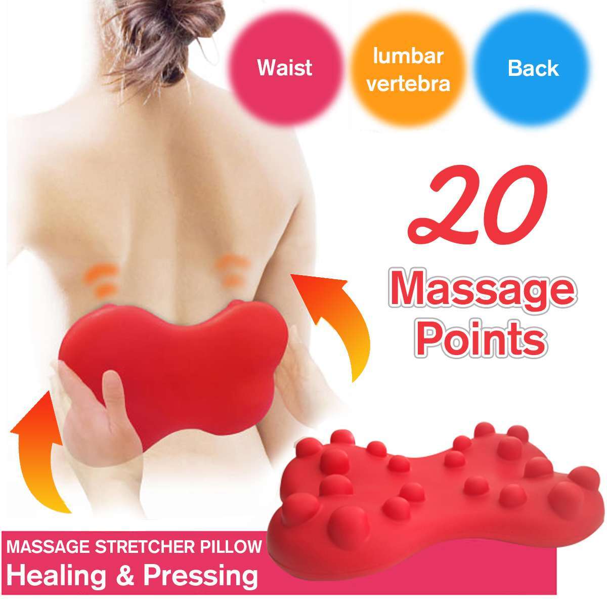 Relax Back Messager Spine Pain Relief Pillow Relax Back Messager Spine Pain Relief Pillow