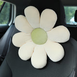 Plush headrest creative flowers car Plush headrest creative flowers car