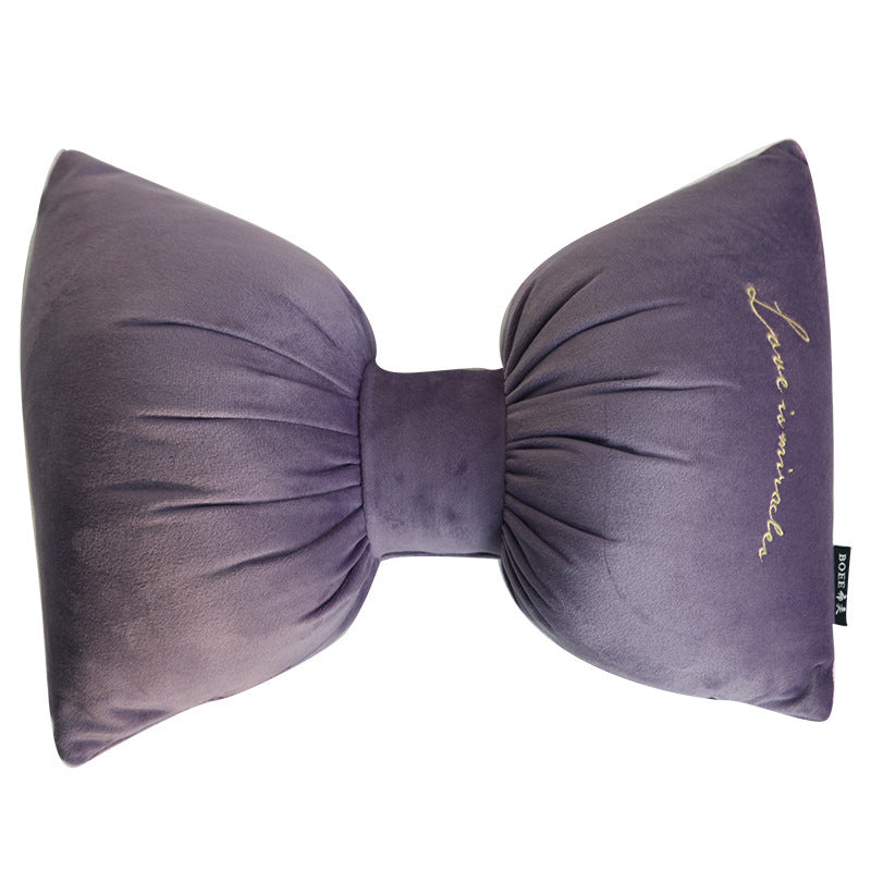 Velvet car headrest pillow Velvet car headrest pillow