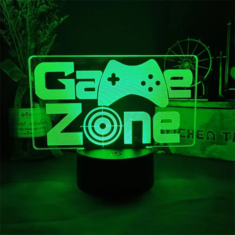 3D LED Gaming Setup RGB Lamp USB Powered Gaming Room Children'S Lamp Bedroom Night Lights LED Table Lamp Indoor Lighting Gifts 3D LED Gaming Setup RGB Lamp USB Powered Gaming Room Children'S Lamp Bedroom Night Lights LED Table Lamp Indoor Lighting Gifts
