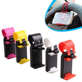 Car Steering Wheel Phone Clip Mount Holder Universal Bike Auto Camera GPS Stand Bracket For Phone Car Steering Wheel Phone Clip Mount Holder Universal Bike Auto Camera GPS Stand Bracket For Phone