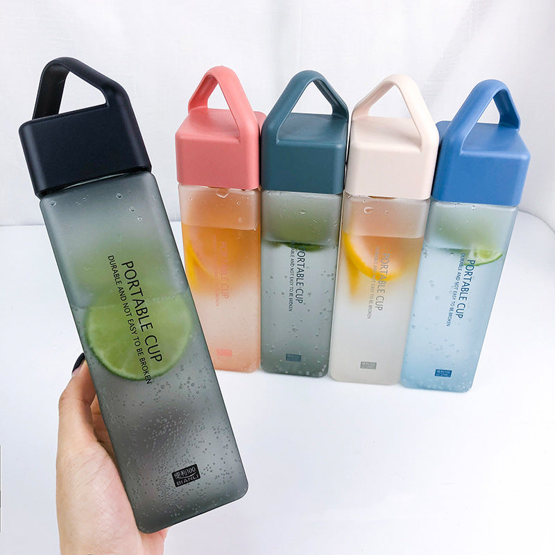 Simple plastic cup portable water bottle Simple plastic cup portable water bottle