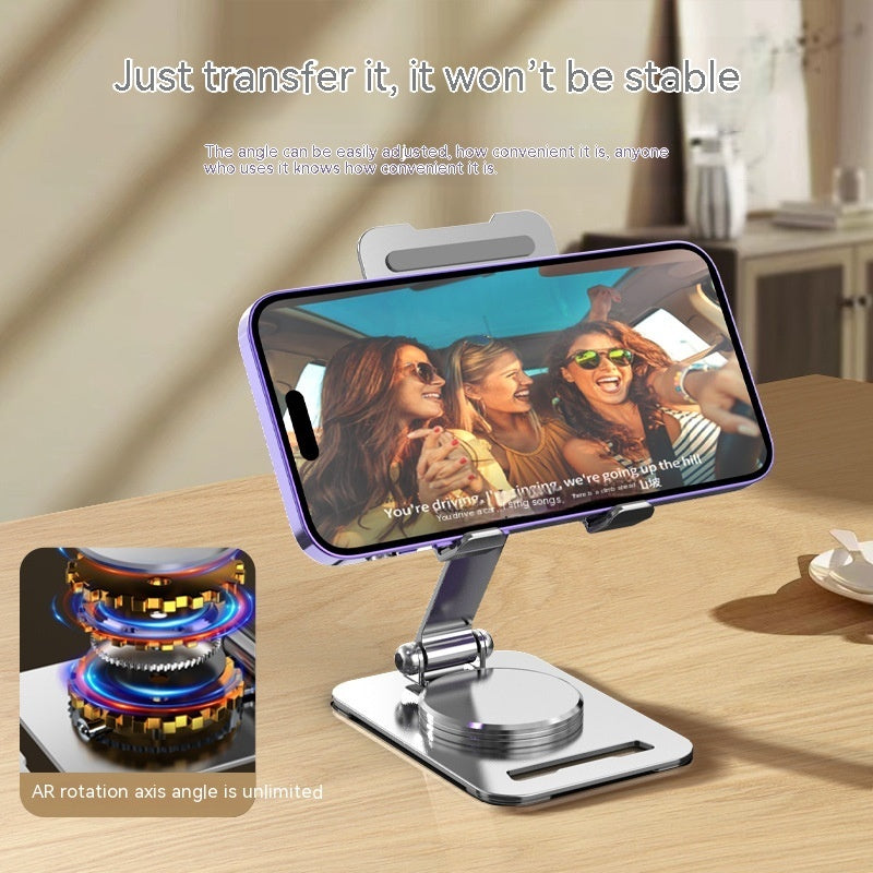 360 Degrees Rotate Metal Desk Mobile Phone Holder Stand For Phone Pad Adjustable Desktop Tablet Holderl Table Cell Phone Stand 360 Degrees Rotate Metal Desk Mobile Phone Holder Stand For Phone Pad Adjustable Desktop Tablet Holderl Table Cell Phone Stand