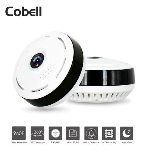 Cobell 960P Wifi IP Camera Home Security Wireless 360 Degree Panoramic CCTV Camera Night Vision Fish Eyes Lens VR Cam Cobell 960P Wifi IP Camera Home Security Wireless 360 Degree Panoramic CCTV Camera Night Vision Fish Eyes Lens VR Cam